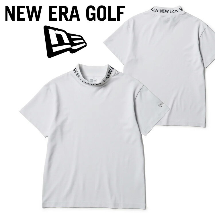 乐天商城 - 【当店在庫】ニューエラ ゴルフ 鹿の子 ジャガードロゴ 半袖ミッドネック Tシャツ レディース 2026春夏 14859872