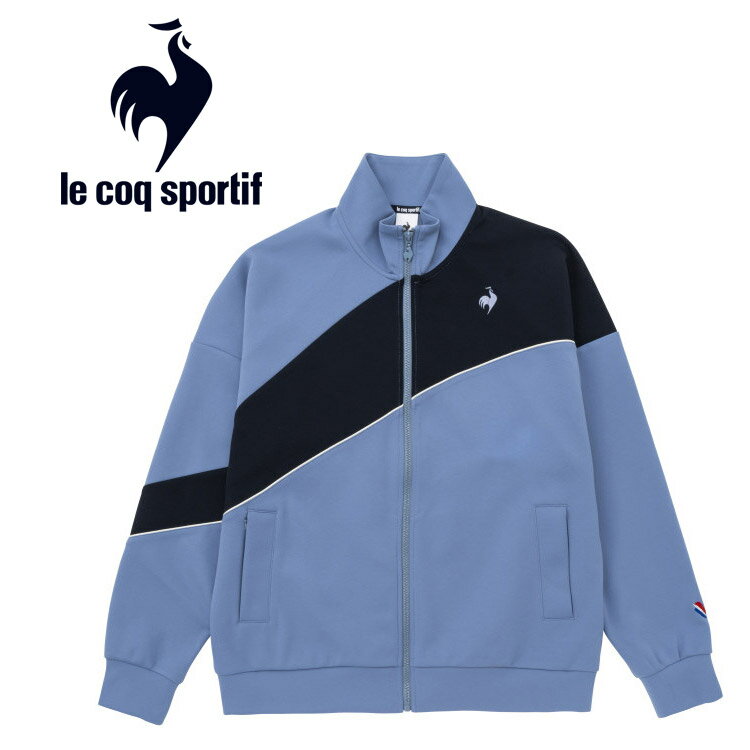 ルコック ヘランカダブルフェイス スタンドジャケット メンズ QMMWJF01-BL