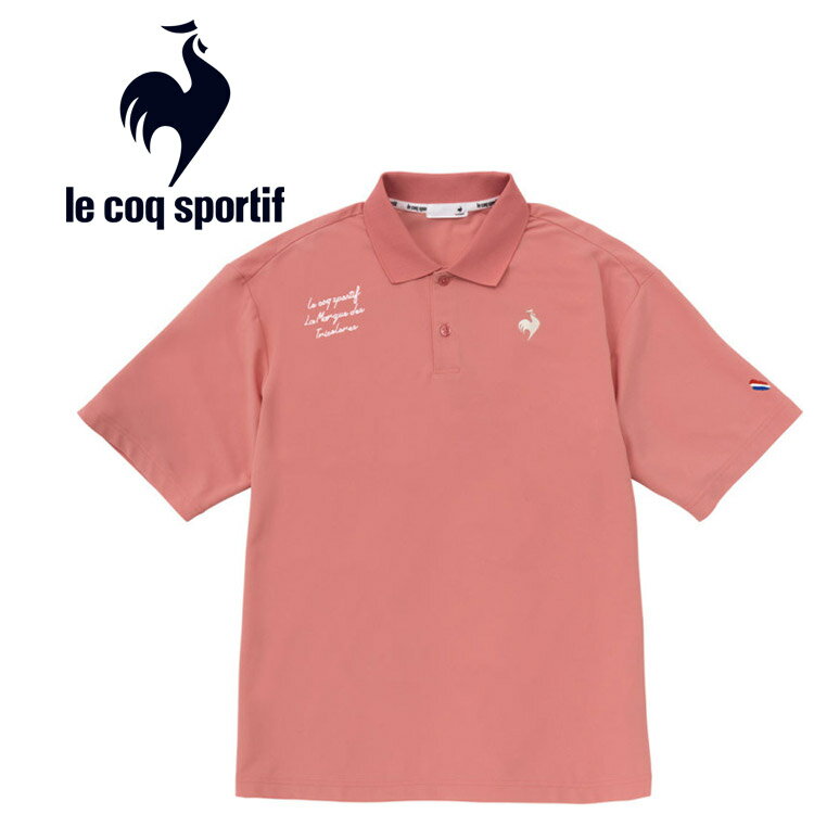 ルコックスポルティフ ポロシャツ メンズ 【メール便送料無料】ルコック le coq sportif ヘランカSUNSCREEN鹿の子半袖ポロシャツ メンズ QMMVJA40-PK