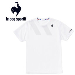 メール便対応 ルコック le coq sportif テニス ソレイユ ゲームシャツ メンズ QTMVJA90-WH