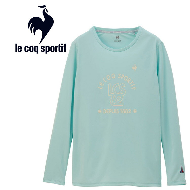 ルコック スポルティフ le coq sportif テニス 汗染み軽減長袖シャツ ウィメンズ QTWXJB03-GR