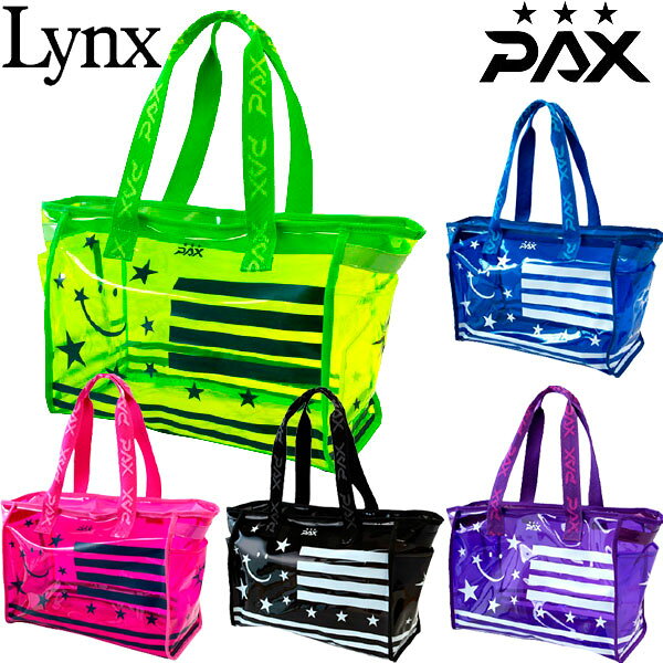 ロゴマークがポイントになったクリアトートバッグ ■カラー：BLUE(ブルー)、BLACK(ブラック)、PINK(ピンク)、YELLOW(イエロー)、PURPLE(パープル) ■素材：COLOR PVC ■サイズ：横幅【上】50（cm）×横幅【底】40（cm）×高さ30（cm）マチ20（cm） ■重量：0.55（kg）メーカー希望小売価格はメーカーサイトに基づいて掲載しています