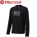 マーモット Flag L/S Crew フラッグロングスリーブクルー メンズ TOMOJB52-BK