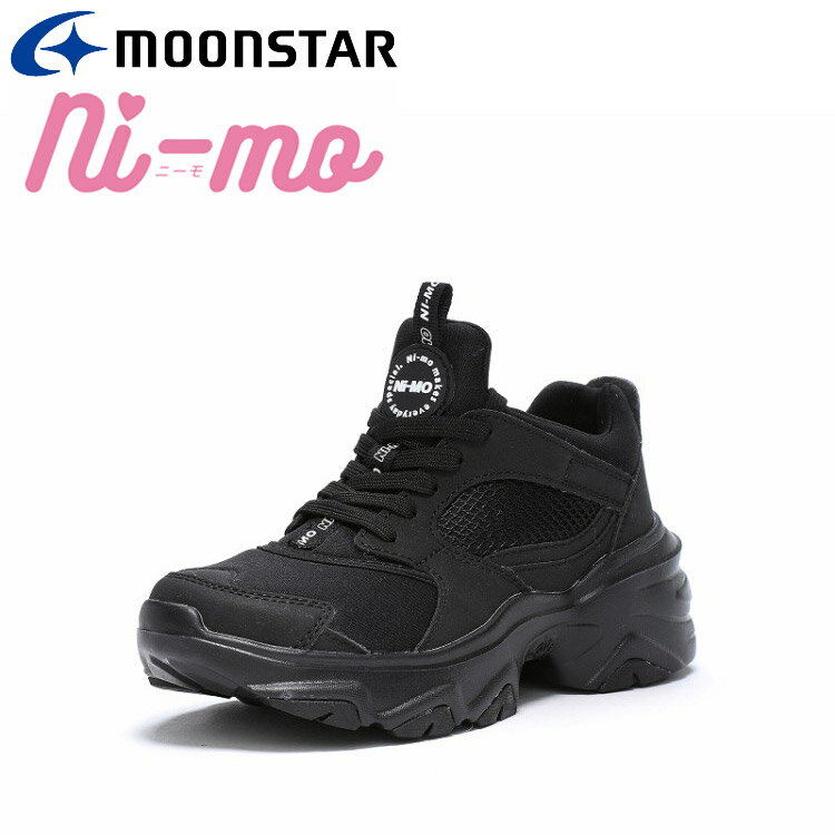 ムーンスター NM J113 Awesome ATZK ブラック 12298626 ニーモ 子供靴 ジュニア スニーカー