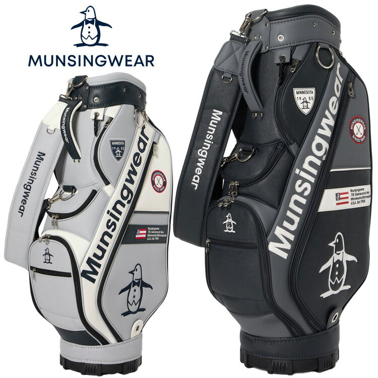 乐天商城 - 【当店在庫】マンシングウェア キャディバッグ 9.5型 MG6SCB04M 2026モデル 日本正規品