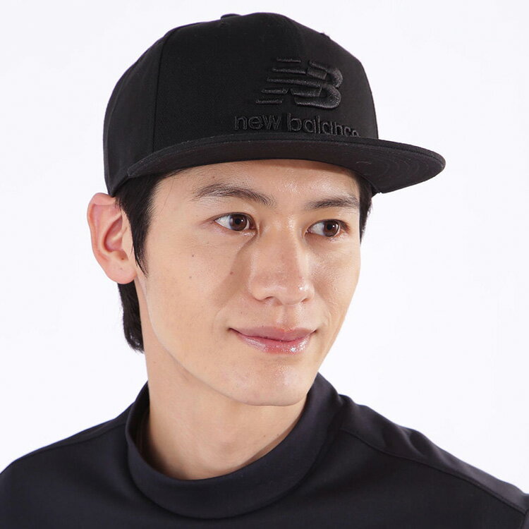 【当店在庫】ニューバランスゴルフ 刺繍ロゴ フラットブリムキャップ メンズ 012-5987006 2025モデル 日本正規品