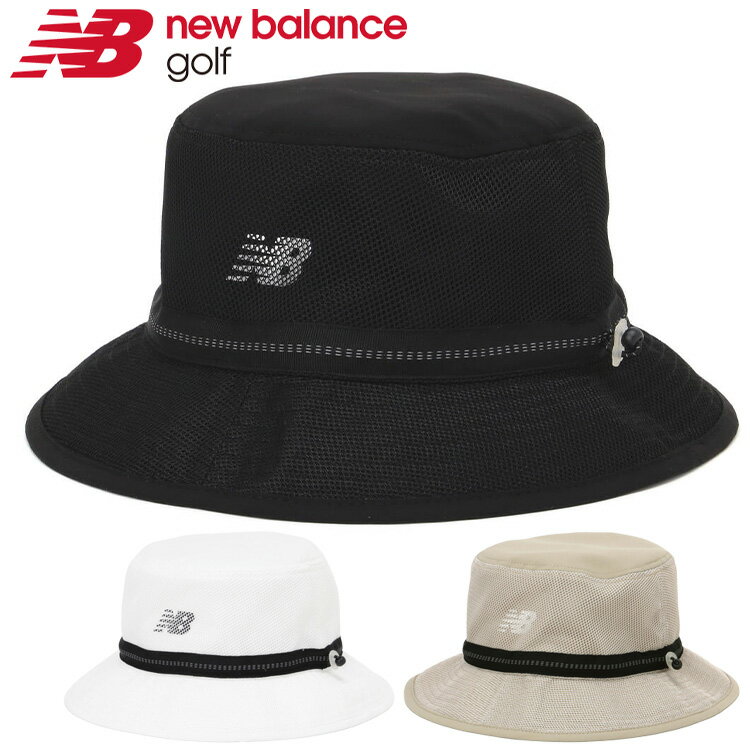 樂天商城 - 【当店在庫】ニューバランスゴルフ タフタ メッシュ バケットハット メンズ 012-6987005 2026モデル 日本正規品