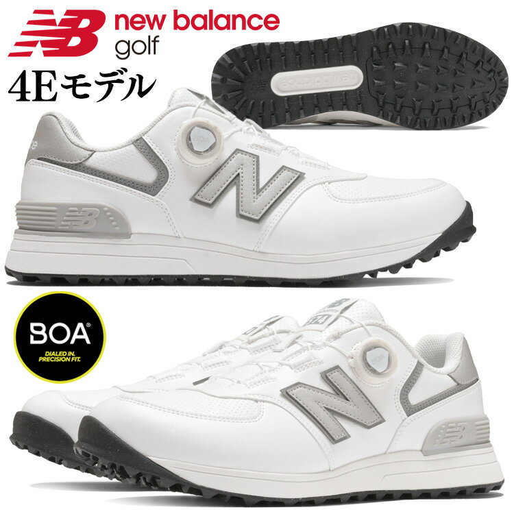 【当店在庫】ニューバランスゴルフ 574 v4 SL ボア スパイクレス メンズ ゴルフシューズ UG574BC4 日本正規品 2025モデル