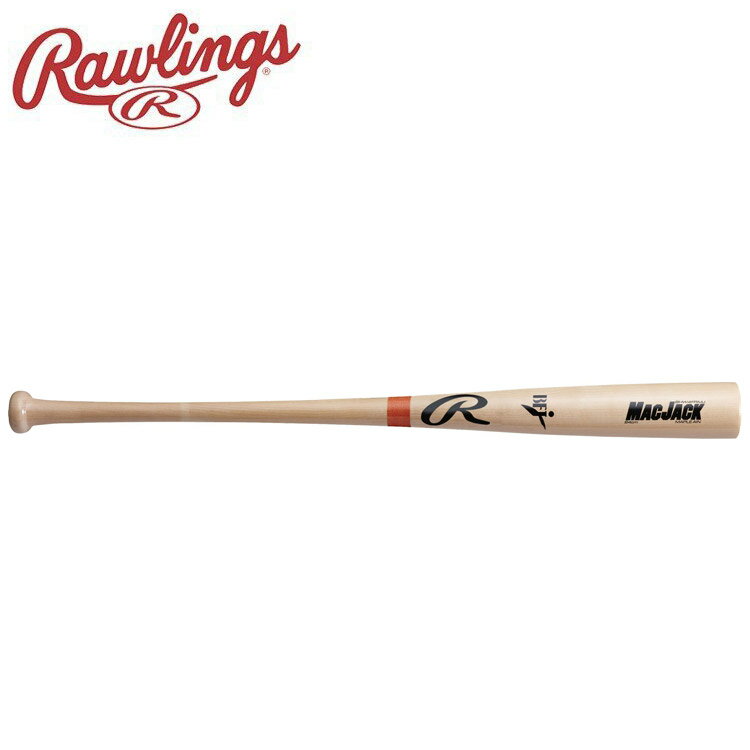 ローリングス Rawlings 硬式用 木製バット ハードメイプル マックジャック BHW4FRMJ-NATRD