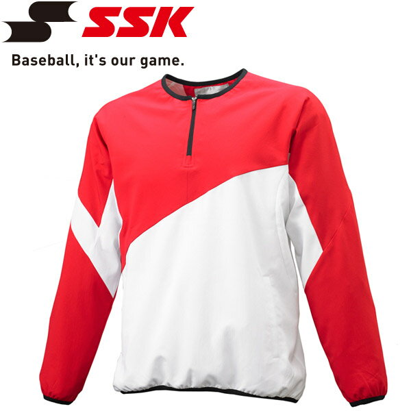 エスエスケイ SSK 野球 クロストレーニング　長袖ハーフZIP BWC1902-2010