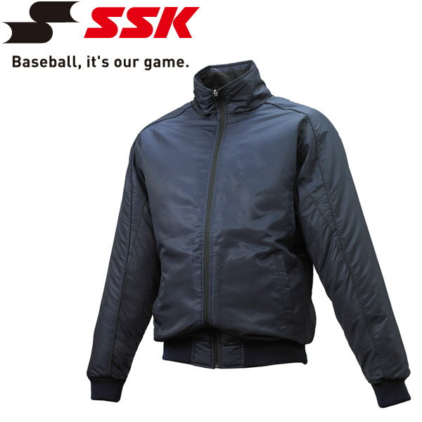 エスエスケイ SSK 野球 グラウンドコート　フロントフルZIP 中綿 ジュニア BWG1008J-70