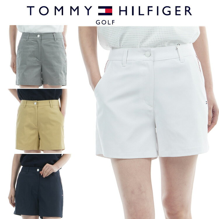 樂天商城 - 【当店在庫】トミーヒルフィガーゴルフ ツイル ショートパンツ レディース 2026春夏 ゴルフウェア THLA614