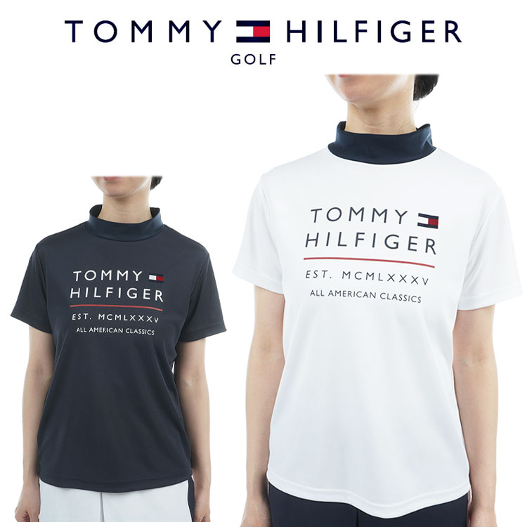 【全品ポイント3倍以上★要エントリー】【当店在庫】トミーヒルフィガーゴルフ モックネックシャツ レディース 2026春夏 ゴルフウェア THLA616