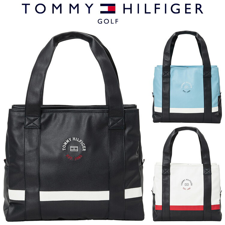 【当店在庫】トミーヒルフィガーゴルフ フラッグロゴ トートバッグ THMG5FT4 2025モデル 日本正規品