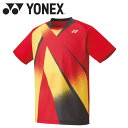 メール便対応 ヨネックス ユニゲームシャツ(フィットスタイル) 10537-496 メンズ レディース