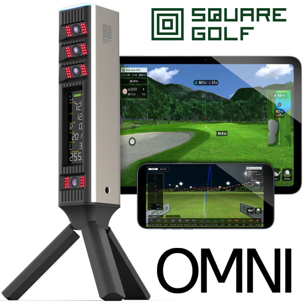 【当店在庫】 スクエアゴルフ オムニ ローンチモニター SQUARE GOLF OMNI 弾道測定器 ゴルフシミュレーター GPROゴル…