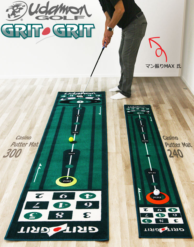 ����Ź�߸ˡۥ���ޥ� ������ �ѥ����ޥå� 300 GRIT GRIT Udamon Golf �ѥåƥ���������