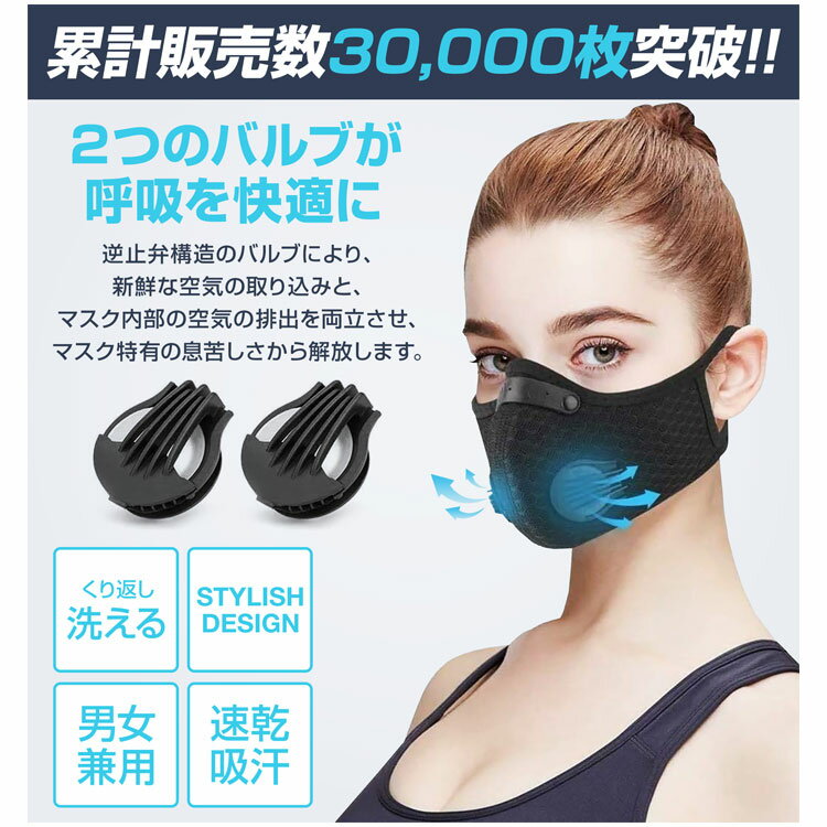 【枚数限定無し！！最大3,900円OFFクーポン発行中！！有効期間：09/04(日)20:00〜09/09(金)23:59迄】【あす楽対応】【送料無料】 トランスペクト 快適バルブ機能付き スポーツマスク Mr.VALVE ミスターバルブ