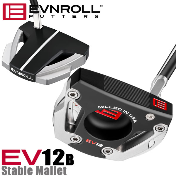 イーブンロール パター EV12B Inline Short Slant Stable Mallet EVNROLL 日本正規品 2023モデル