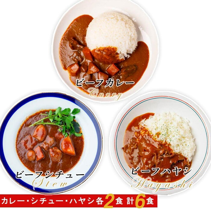 カレー シチュー ハヤシライス 各2食 計6食分 詰め合わせ セット 銀座4丁目スエヒロ レトルト 送料無料 常温保存 ギフト 贈り物 お礼 老舗 高級 食品 牛肉 洋風 惣菜 湯せん レンジ ごはんのお供 お試し 敬老の日