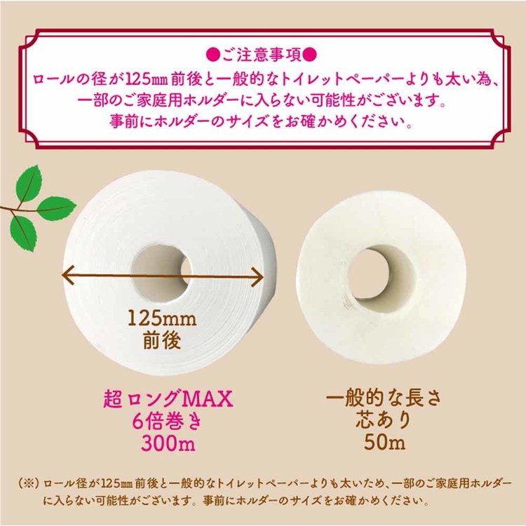 ペンギン芯無超ロングパルプ6倍巻き300m2R シングル 3299 トイレットペーパー 芯なし 6倍巻き 備蓄に最適 300m パルプ シングル プリント ペンギン 丸富製紙 3