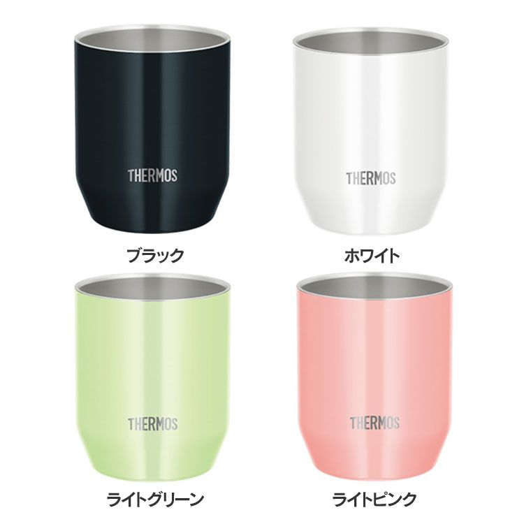 真空断熱カップ 0.36L JDH-360Cサーモス THERMOS 真空断熱 コップ エコ カップ お茶 家飲み ステイホーム 結露しにくい サーモス ブラック ホワイト ライトグリーン ライトピンク