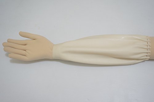 防水アームカバー 食品衛生法適合品 大洋工業 天然ゴム製国産ゴム腕カバー白色長さ37cm（1双） 2