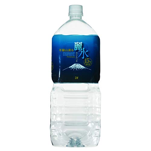 【15年保存水】ミネラルウォーター「カムイワッカ麗水 2L×6本セット×2ケース」