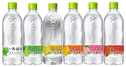 コカコーラ い・ろ・は・す アソート 天然水 東北限定りんご みかん もも なし シャインマスカット いろはす 6種 各4本【計24本】【登録6372067】