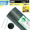 【8/25は当選確率2分の1!最大100%ポイントキャッシュバック】1000円クーポン付 ザバーン 240Gグリーン 1m×30m 1本 + 純正 GF コ型1...
