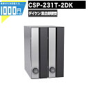 【7/20は当選確率2分の1!最大100%ポイントキャッシュバック】1000円クーポン付 集合郵便受 ポステック CSP 231T 2DK 2戸用 ブラック 前入れ後出し 大型 縦型 屋内 壁貫通 静音ダイヤル錠 ポスト マンション アパート DAIKEN ダイケン