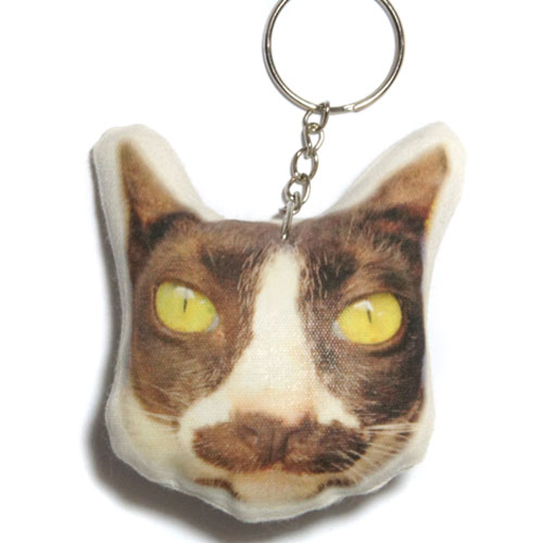 猫 キーホルダー 20 白黒 ハチワレ 猫グッズ 雑貨 プレゼント 猫柄 動物柄 ネコ雑貨 猫雑貨 ねこ雑貨 ねこ ネコ プリント キーリング グッズ かわいい 通販 猫好き ギフト【動物祭り】