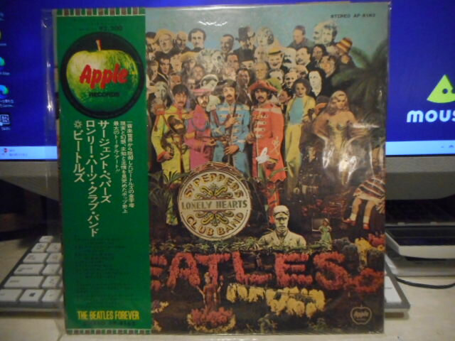 【中古】［中古LPレコード］ビートルズ/サージェント・ペパーズ・ロンリー・ハーツ・クラブ・バンドAP-8163東芝EMIジャケット縁角イタミ劣化有/ライナー等なし［管理番号］CD・レコード17