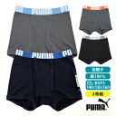 【商品説明】 商品名： puma2Pボーイズボクサー　綿100％（前開き） サイズ：140／150／160 カラー：ブラック（ブラック×グレー）／ネイビー（ネイビー×グレー） 本　体：綿100％ ウエスト部分：ポリエステル94％、ポリウレタン6％ インドネシア製 デザイン違いで2枚セットになったボーイズボクサーパンツ。 ・ブラック（ロゴ付きブラック×無地グレー） ・ネイビー（ロゴ付きネイビー×無地グレー） 2枚組なので着替えにもピッタリです。 【ご注意】 ・メール便の為、パッケージを外して発送する場合がございます。ご了承ください。 ・衛生商品の為、お届け後のご返品はお受けできません。ご了承ください。