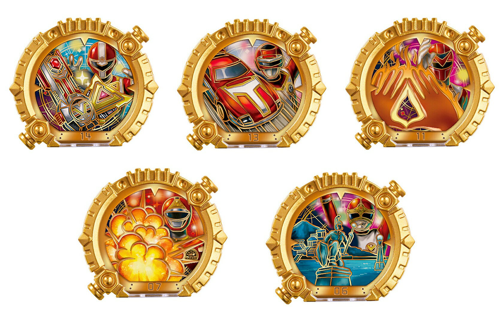 ナンバーワン戦隊ゴジュウジャー GPセンタイリング03 5種セット【在庫品】のサムネイル