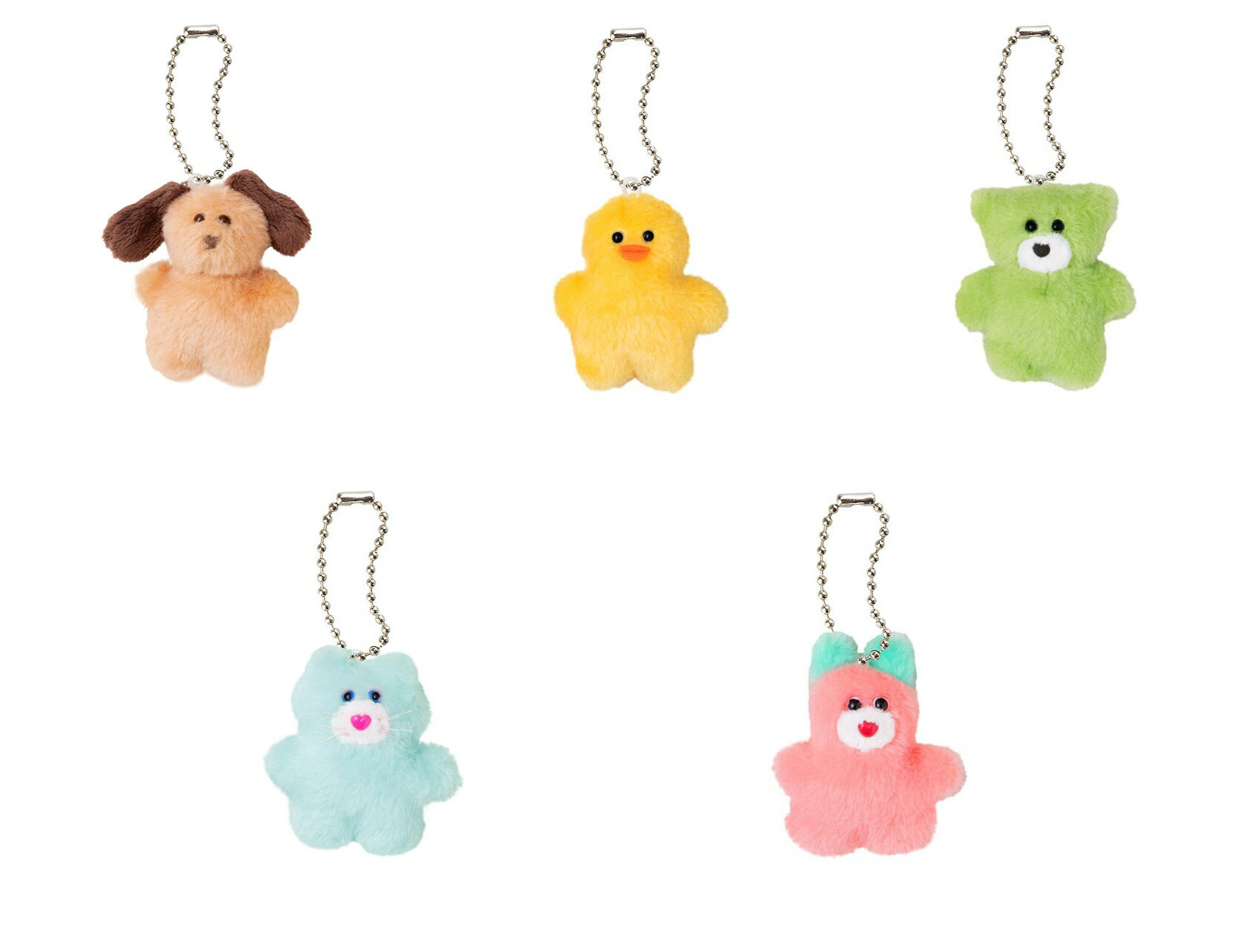 mojojojo ぬいぐるみマスコット 全5種セット【在庫品】のサムネイル