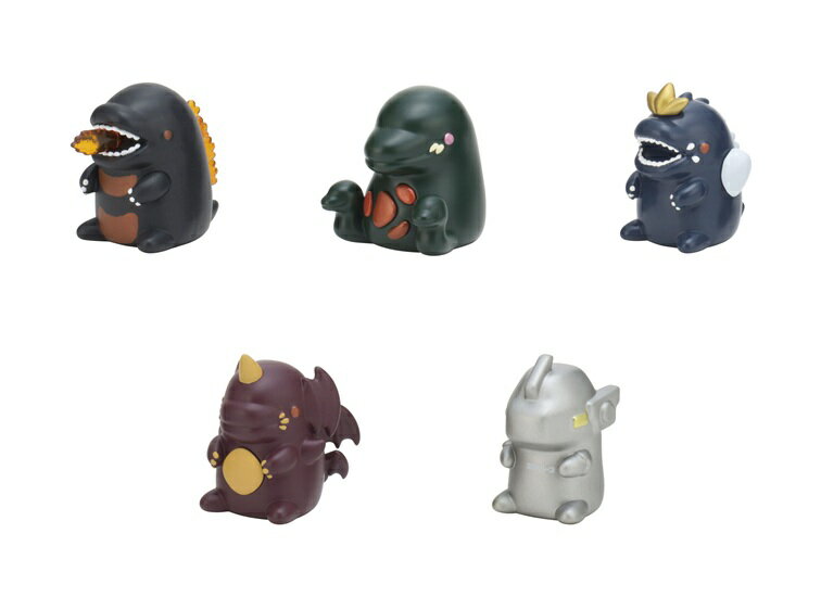 Rakuten - ならぶんです。怪獣さん ゴジラ版2 全5種セット【在庫品】