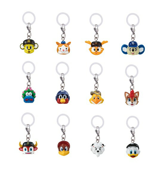 プロ野球 マスコット めじるしアクセサリー セ・パ 12球団 つば九郎 フルコンプ