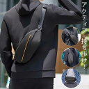 ボディバッグ ウェストポーチ 肩掛け 斜めがけ ショルダーバッグ 斜めがけバッグ 大容量 収納力 ブラック 黒 無地 多機能 ポケット インナーポケット 旅行 ...