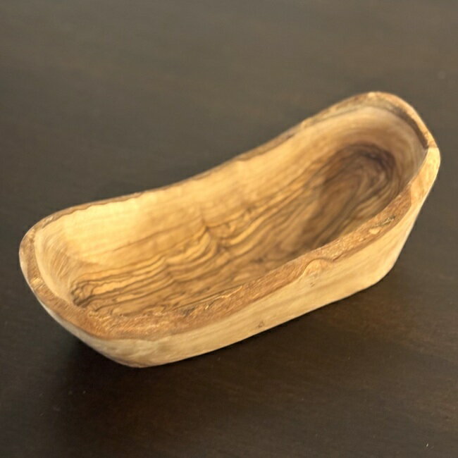 ｢オリーブ 楕円皿 L｣ olive bowl 楕円 ボウル オリーブ皿 汁物OK 木製ボウル 木のお皿 楕円のお皿 木の器 サラダボウル 手作り 1点もの ふぞろい 木目 おしゃれ カフェ風 おうちカフェ ナチュラル かわいい オリーブの食器