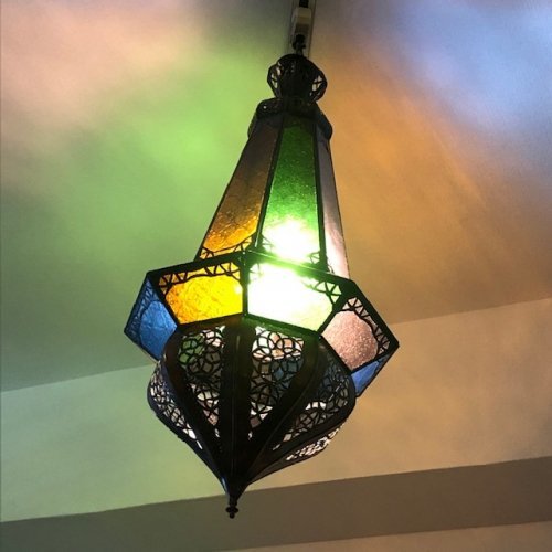 大型 ペンダントライト「ティアーL/ミックス」シーリングライト モロッコランプ アンティーク風 天井照明 吊り下げ 店舗 照明 大きなランプシェード インテリア照明 カフェ バー ホテル サロン 商業施設 リビング 吹き抜け モロッコインテリア シンボルのサムネイル