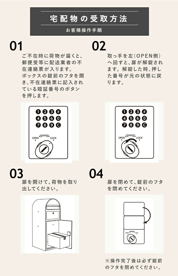 ボビカーゴ交換用プッシュ錠 宅配ボックス 【セキスイデザインワークス】AAH009/AA...