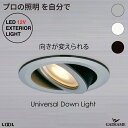 ユニバーサルダウンライト UDL-G1型30° 可変型 プロの照明を自分で エクステリア照明 LED 美彩 bisai DC 12V ローボルト LIXIL リクシル モダン オシャレ 照明 庭 ガーデン アウトドア ライト 屋外照明 グッドデザイン 施主支給 送料無料