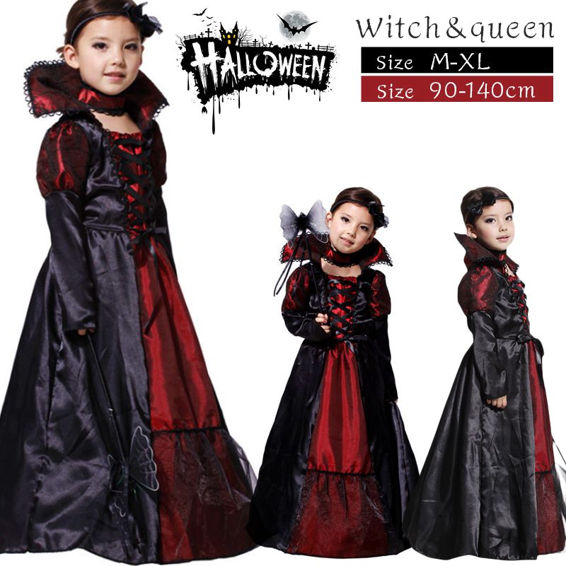 即納 ハロウィン 衣装 子供 コスプレ 子供 ドレス 長袖 ワンピース Halloween 演出...