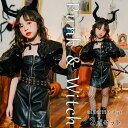 ハロウィン 仮装 キッズ コスプレ 小悪魔 子供 ワンピース ドレス 黒 女の子 キャラクター Halloween コスプレ 魔女 魔法使い 子供コスチューム ...