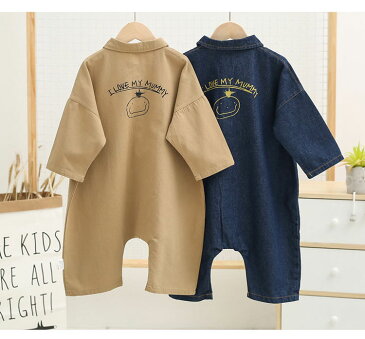 キッズ デニムオーバーオール サロペット ベビー服 キッズ デニムパンツ ズボン 子供服 つなぎ オーバーオール 女児 男児 オールシーズン  小さいサイズも対応