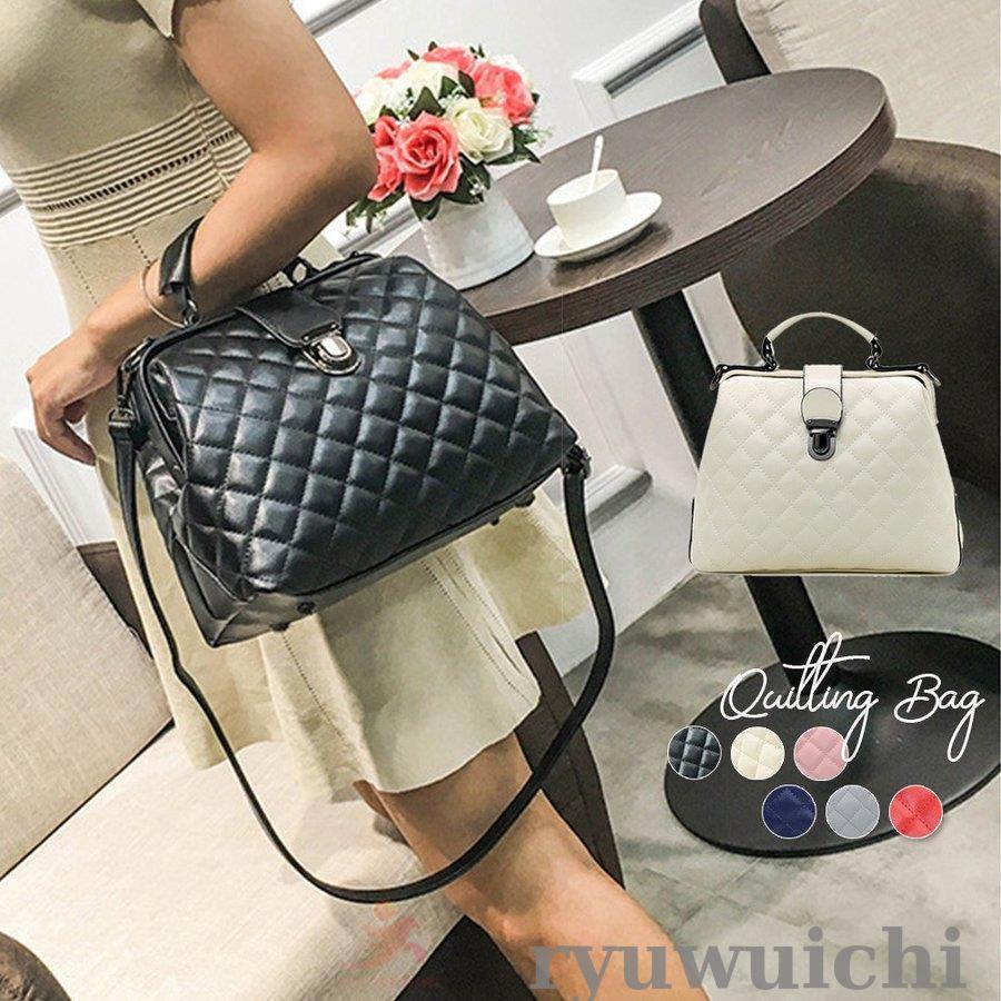 キルティングバッグ レディース ショルダーバッグ 2way 鞄 トートバッグ 高見え カジュアル お洒落 通勤