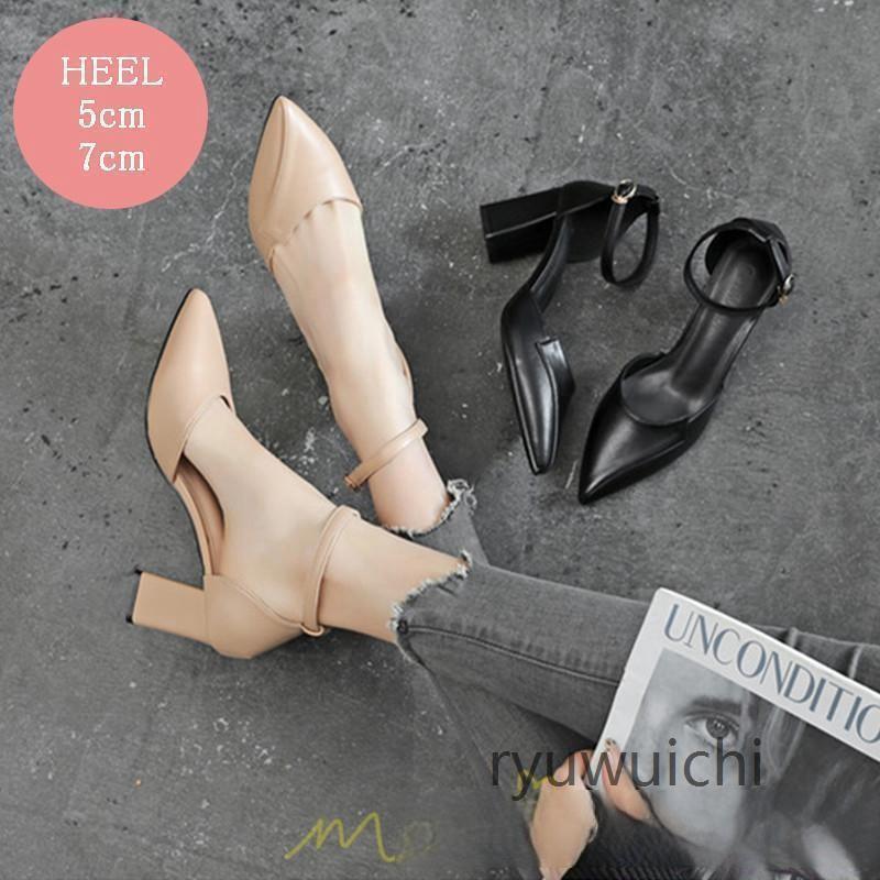 パンプス ハイヒール パーティー ストラップ サンダル 5cm7cmヒール 結婚式 ヒール 長時間 靴 疲れない ストラップ付き レディース 痛くない おしゃれ