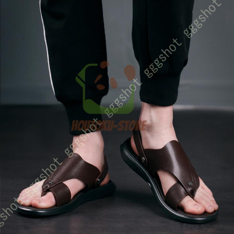 サンダル メンズ 軽量 2way スリッパサンダル ビーチサンダル 紳士サンダル 水陸両用 室内/室外履き 職場用 オフィス アウトドア カジュアル 歩きやすい