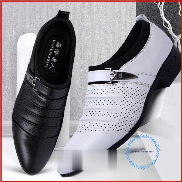 ビジネスシューズ メンズ メッシュシューズ 革靴 サンダル パンプス 夏 レザー 通気性抜群 靴 カジュアル 紳士 アウトドア コンフォート おしゃれ